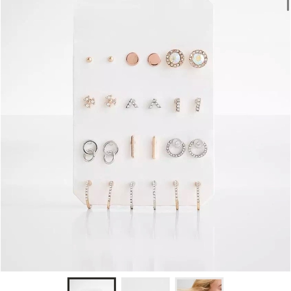 12 pack Stud earring set